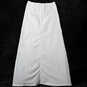 Alice+Olivia White Jean Skirt Size 6